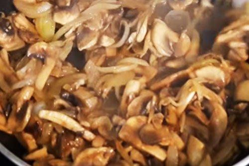 Паста с курицей и грибами в сливочном соусе - пошаговый рецепт