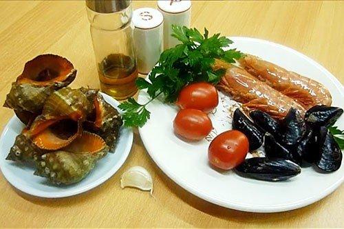 Фото лапша с морепродуктами рецепт с фото