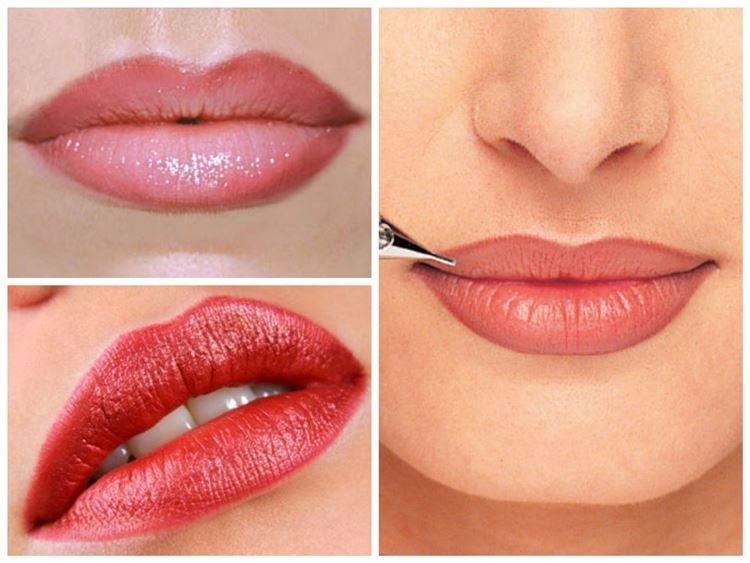 Объемная техника - Перманентный макияж губ