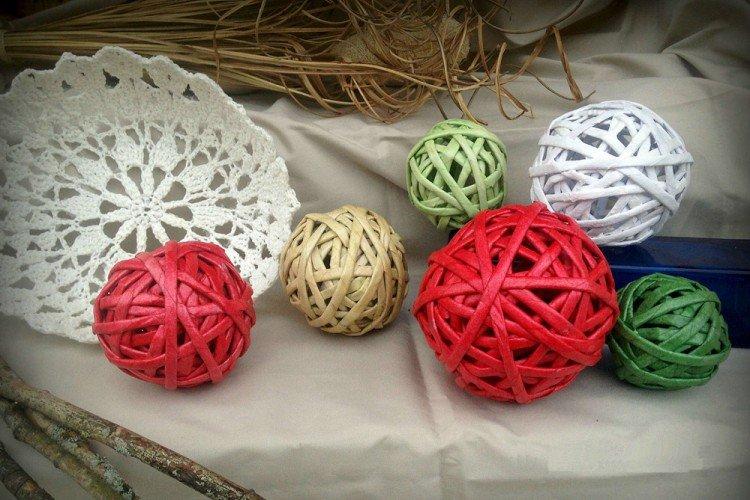 Декоративные шары - Плетение из газетных трубочек для начинающих