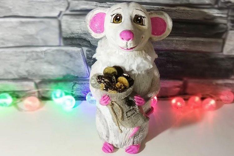 Новогодняя крыса из теста - Подарки на Новый год 2020 своими руками