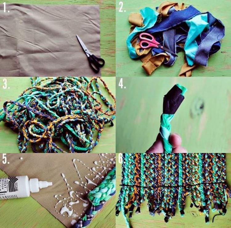 Плетеный коврик - Подарок бабушке на День рождения своими руками