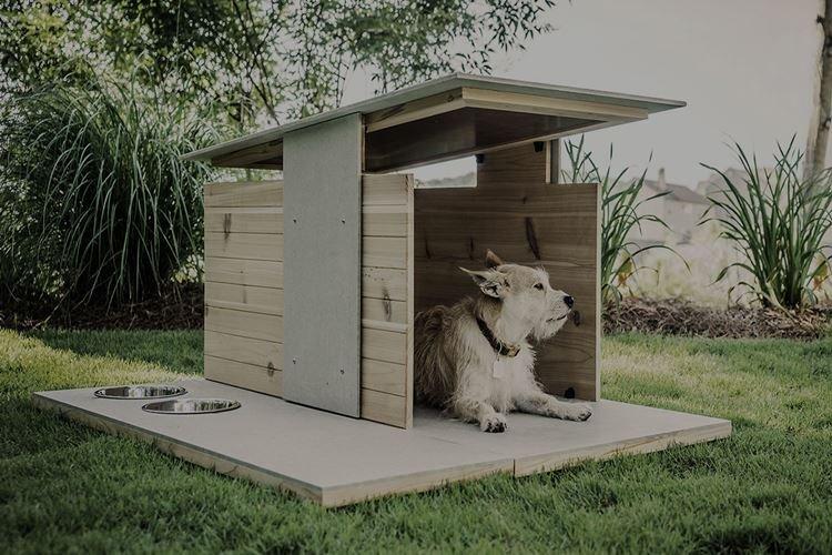 Простая будка для собаки - Поделки для дачи и сада своими руками