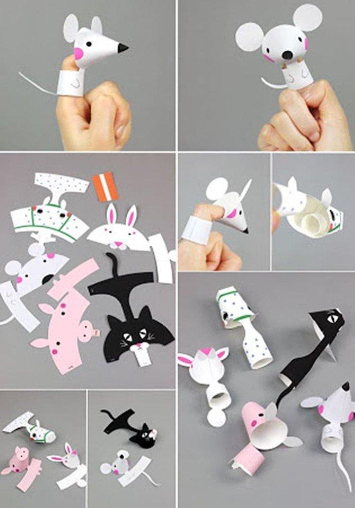 Игрушки на палец - Поделки для детей 5-6 лет