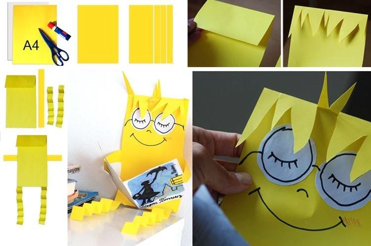 Забавные куклы из бумаги - Поделки из бумаги для детей