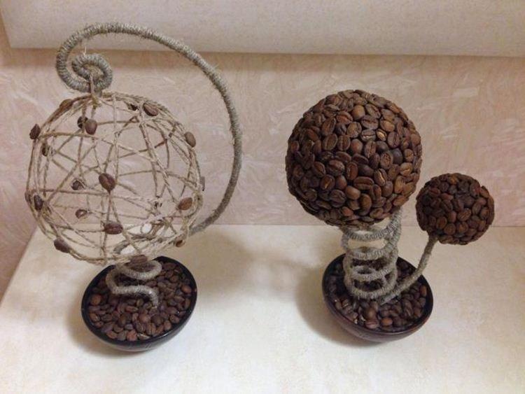 Поделки из кофейных зерен своими руками - фото и идеи