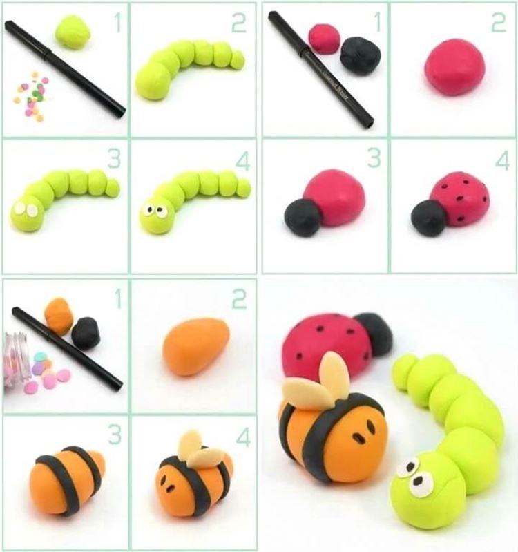Волшебные шарики - Поделки из пластилина для детей