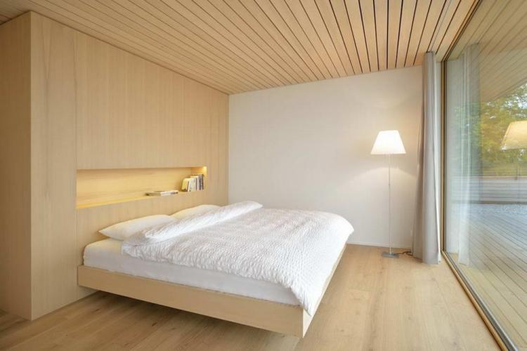 Подвесной потолок в спальне - фото