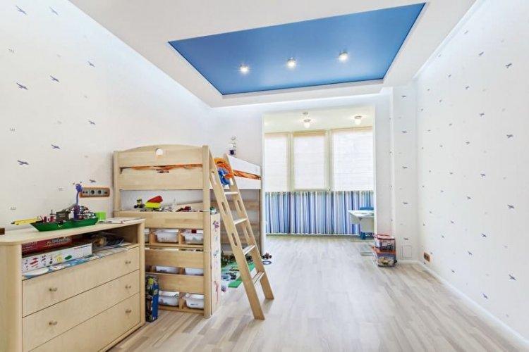 Прямоугольная детская комната – дизайн интерьера фото