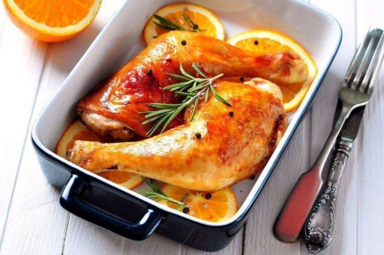 Курица в апельсиново-медовом соусе - Рецепты для мультиварки