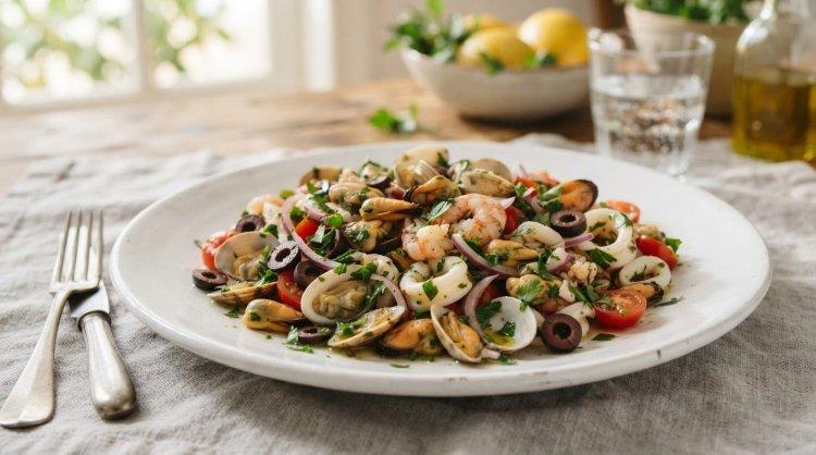 Салат из морепродуктов «Ассорти»