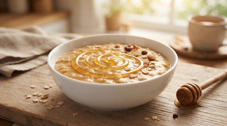 Овсяный кисель с медом