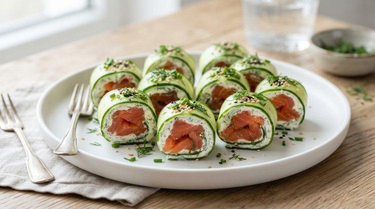 Закуска с красной рыбой