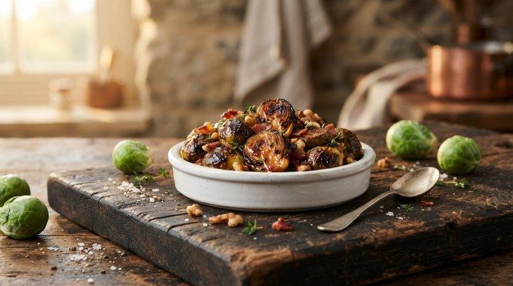 Карамелизованная брюссельская капуста
