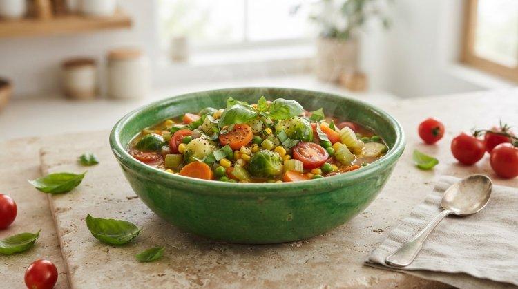 Брюссельская капуста с овощами