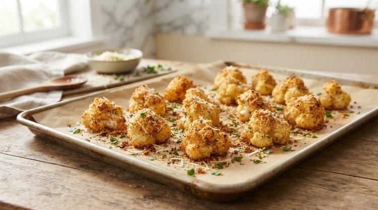 Цветная капуста с сыром в духовке