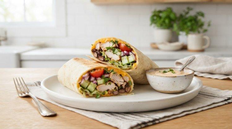 Буррито с индейкой и овощами