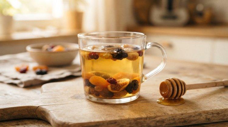 Компот из сухофруктов с медом