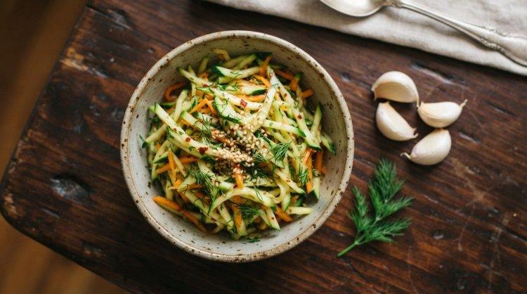 Кабачки по-корейски на зиму