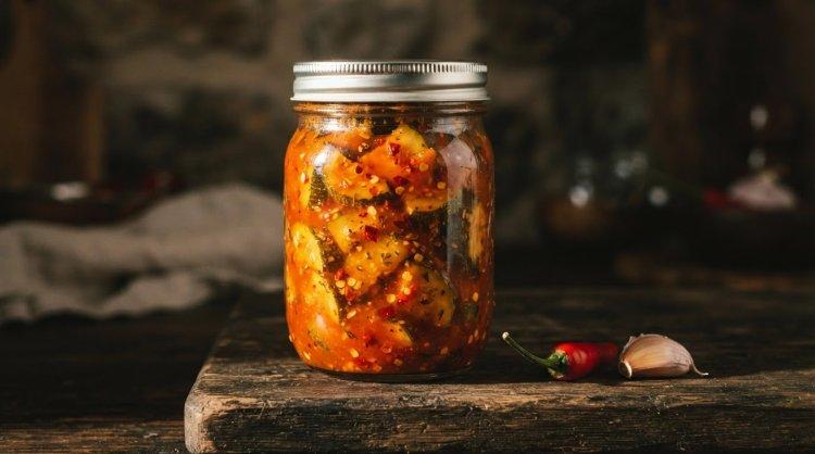 Острые кабачки на зиму