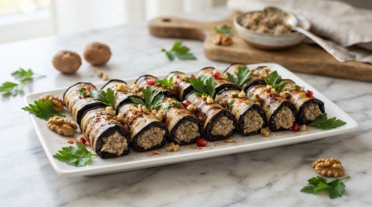 Баклажаны с грецкими орехами