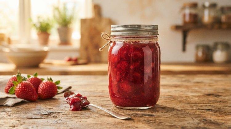Густой клубничный джем на зиму