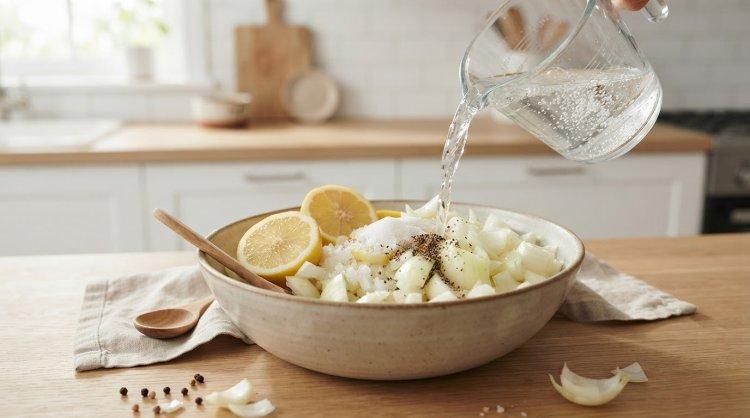 Лимонный маринад для шашлыка из свинины