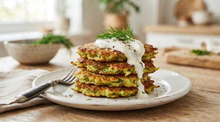 Кабачковые оладьи