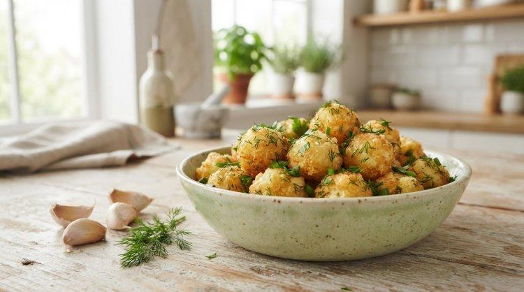 Сырные шарики с зеленью