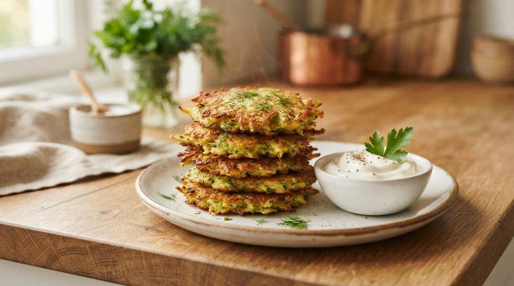 Кабачковые драники без яиц