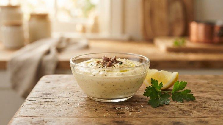 Классическая заправка для Цезаря с анчоусами