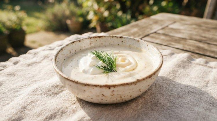 Заправка для Цезаря с майонезом и сметаной