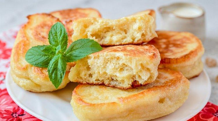 Оладьи на дрожжах и молоке