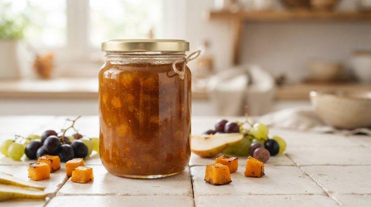 Варенье из винограда с тыквой