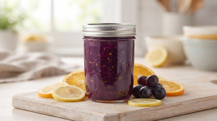 Варенье из винограда с лимоном и апельсином