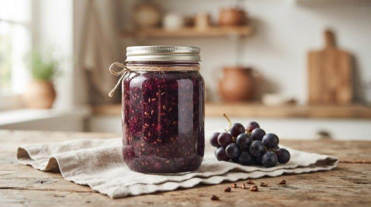 Варенье из винограда с косточками