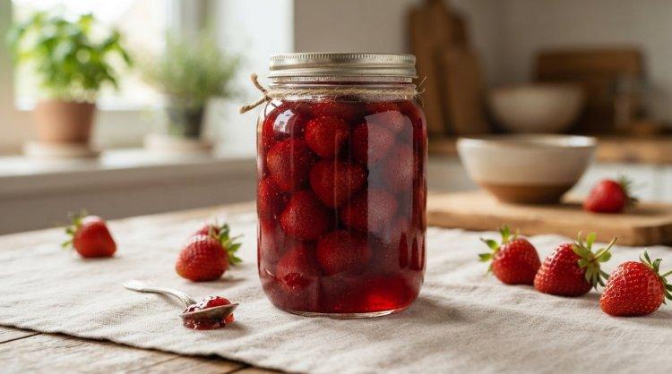 Конфитюр из клубники с целыми ягодами