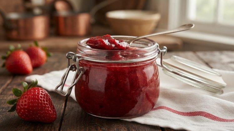 Конфитюр из клубники для торта