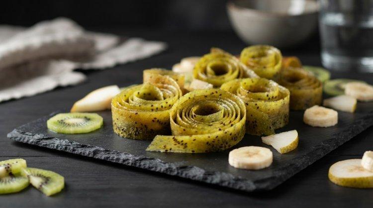 Пастила из бананов, груши и киви