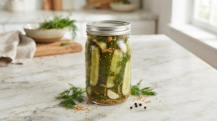 Огурцы кусочками с горчицей и укропом на зиму