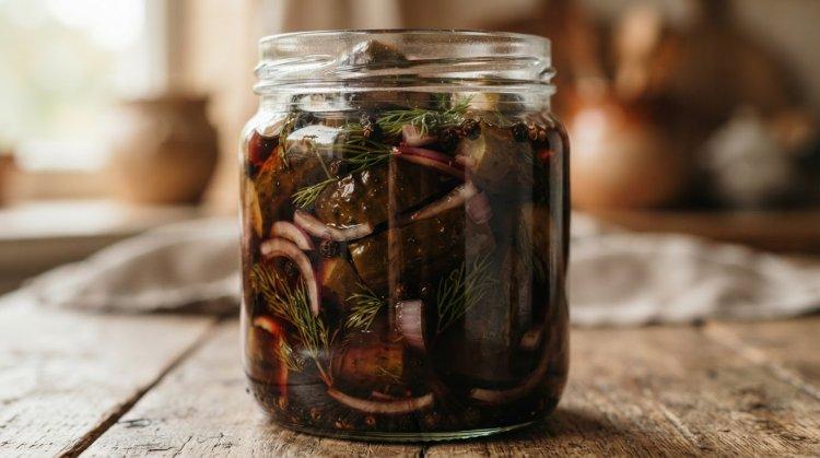 Огурцы по-фински с бальзамическим уксусом