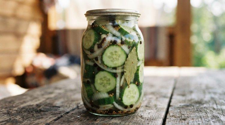 Маринованные огурцы по-фински на зиму