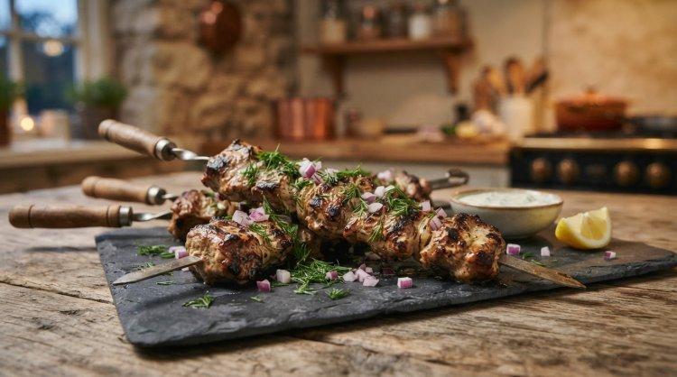Шашлык из баранины в маринаде из майонеза и лука