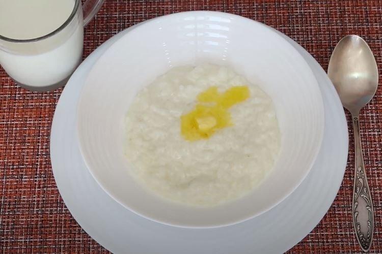Рисовая каша на молоке - классический рецепт пошагово с фото