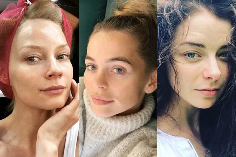 Российские знаменитости без макияжа: фото до и после