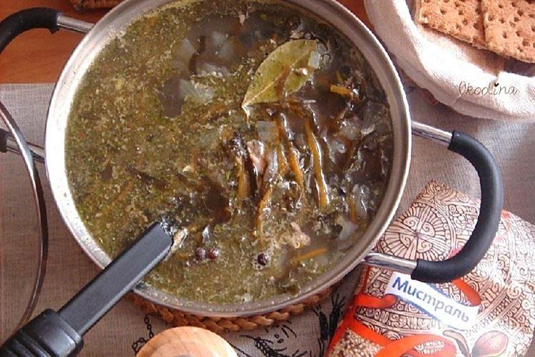 Рыбный суп из консервированной сайры с морской капустой - рецепты