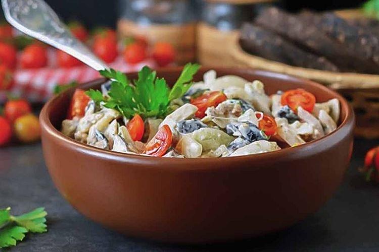 Рецепты салатов с грибами шампиньонами