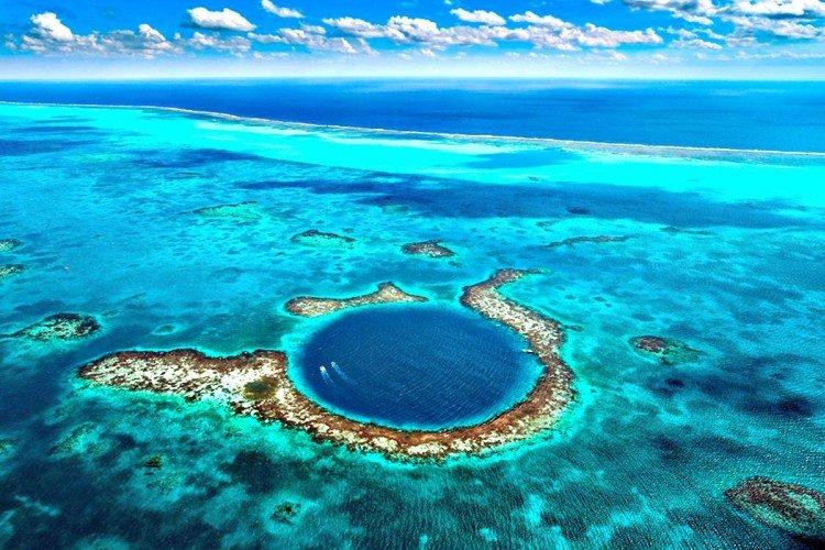 Большая голубая дыра, Белиз - Самые красивые места в мире