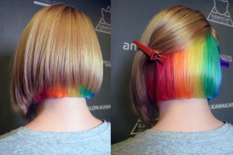 Скрытое окрашивание - Самый модный цвет волос 2020-2021