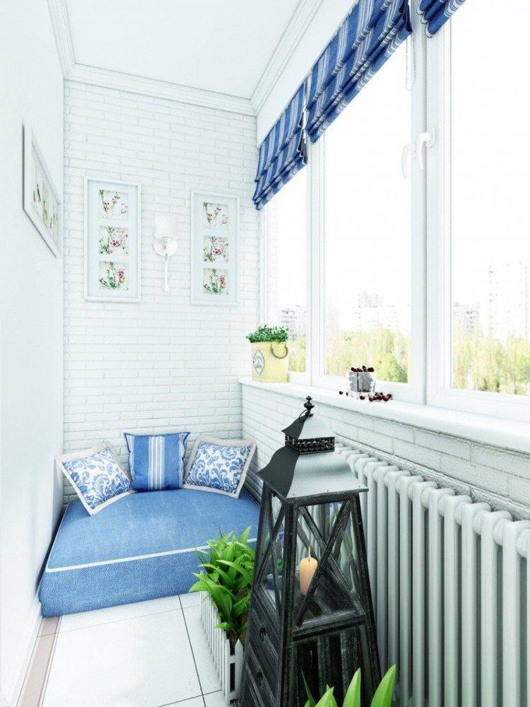 Шторы в стиле прованс на балконе или лоджии - дизайн фото